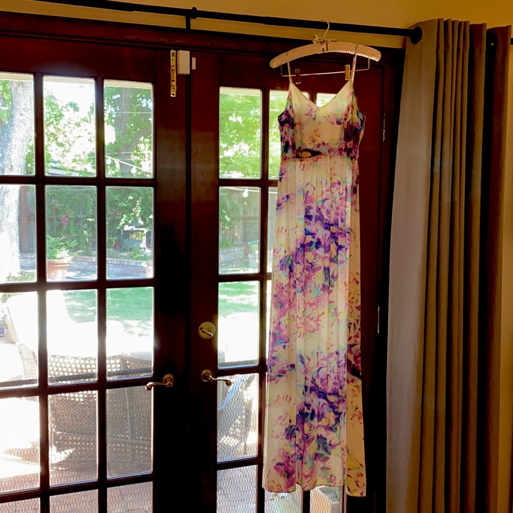 Parker Brand Silk Maxi Dress